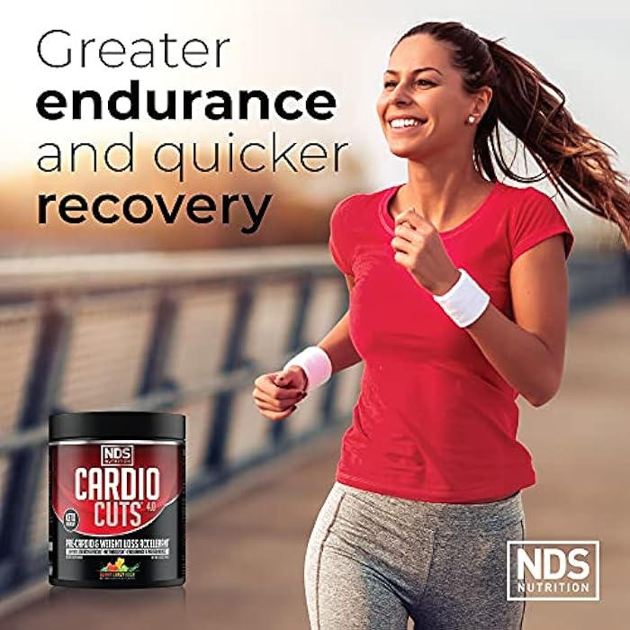 Cardio Cuts NDS Nutrition 4.0 Pre Workout Supplement - Advanced Weight Loss and Pre Cardio Formula with L-Carnitine, CLA, MCTs, L-Glutamine, and Safflower Oil - Gummy Rush (40 Servings) - Image 3