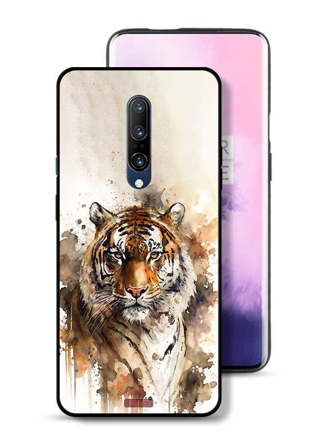 Tolwak OnePlus 7 Pro Protective Case Cover Leopard Abstract Art - Image 1