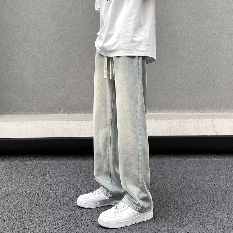Unisex Casual Daily Denim Jeans - Image 1
