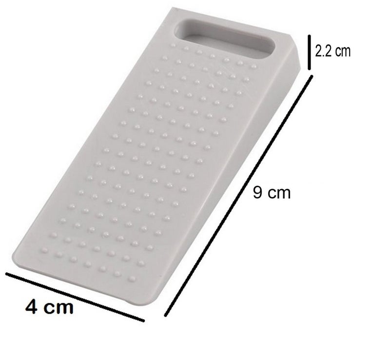 Pindia Set of 2Pc Non-Slip Rubber Stackable Door Stopper Door Block Wedge/Door Jammer Guard - Image 2
