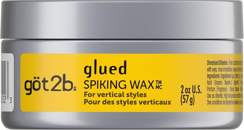 Got2b Glued Spiking Hair Wax, Fierce Holding Power, 2 oz - Image 2