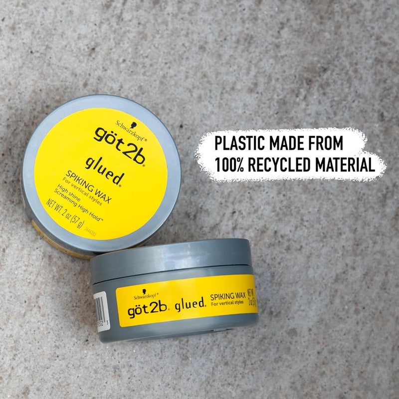 Got2b Glued Spiking Hair Wax, Fierce Holding Power, 2 oz - Image 4