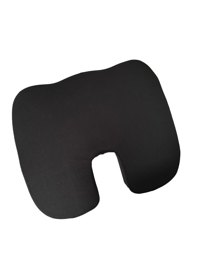3XR Premium Quality Contoured Donut Cushion Memory Foam Pillow Donut Pillow Seat Cushion For Car  Chair  Home and Office 1 Pcs Black - Image 2