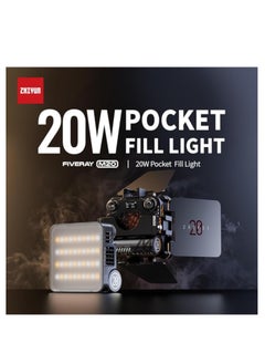 Zhiyun Zhiyun M20 Combo LED Video Light Bi - Color LED 2700K- 6500K  - Image 5