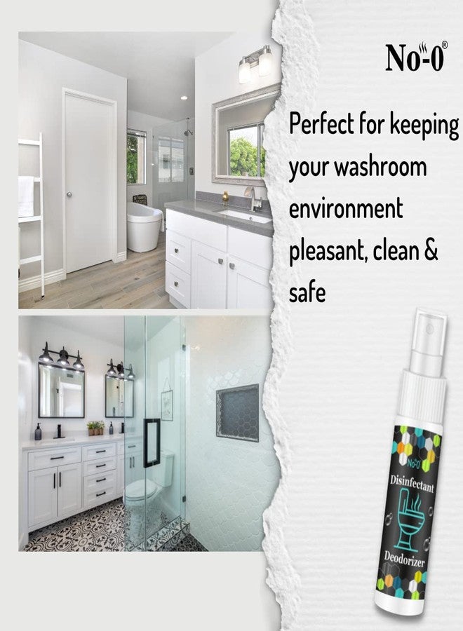 No-O Toilet Seat Sanitizer Spray (30ml - Pack Of 2) - Mint | Reduces The Risk Of UTI & Other Infections | Kills 99.9% Germs & Travel Friendly | Anti Odour, Deodorizer… - Image 5
