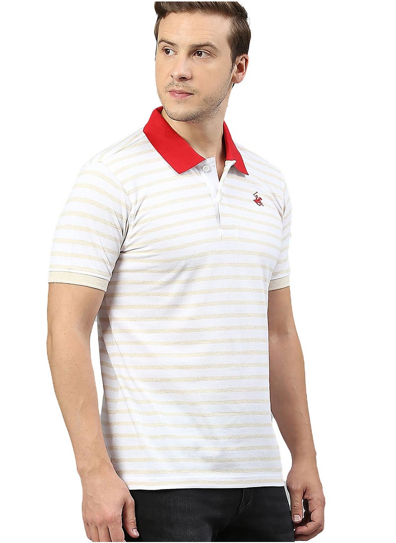bhpoloclub - Stripes Stretch Polo - Image 1