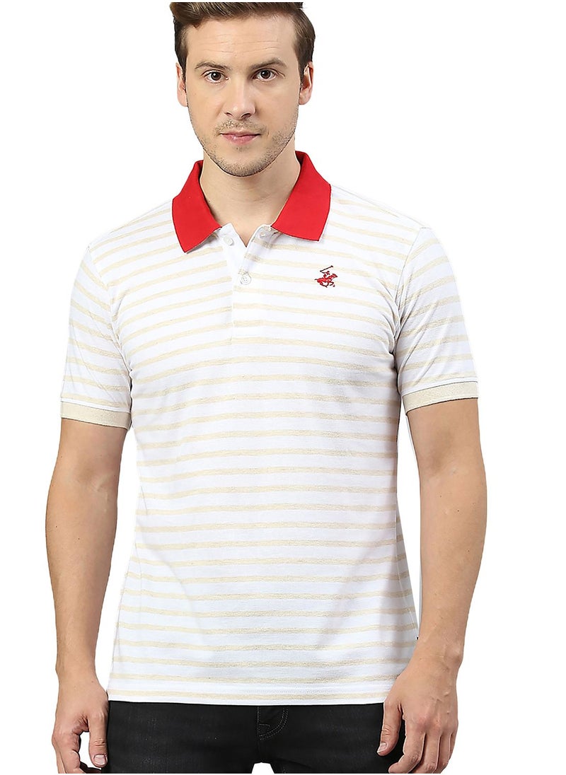 bhpoloclub - Stripes Stretch Polo - Image 1