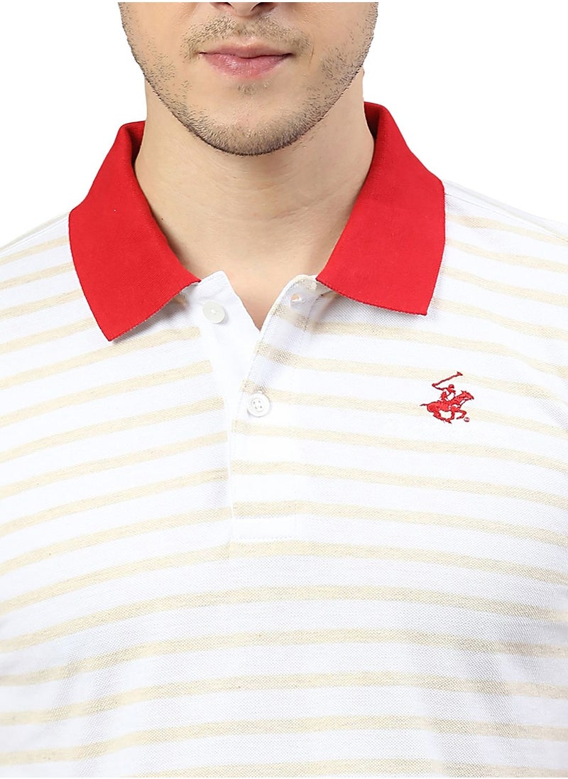 bhpoloclub - Stripes Stretch Polo - Image 1