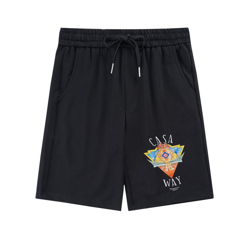 Casablanca Trousers Fashion Brand Casa Star Castle Letter Logo Printed Casual Sports Pants - Image 1