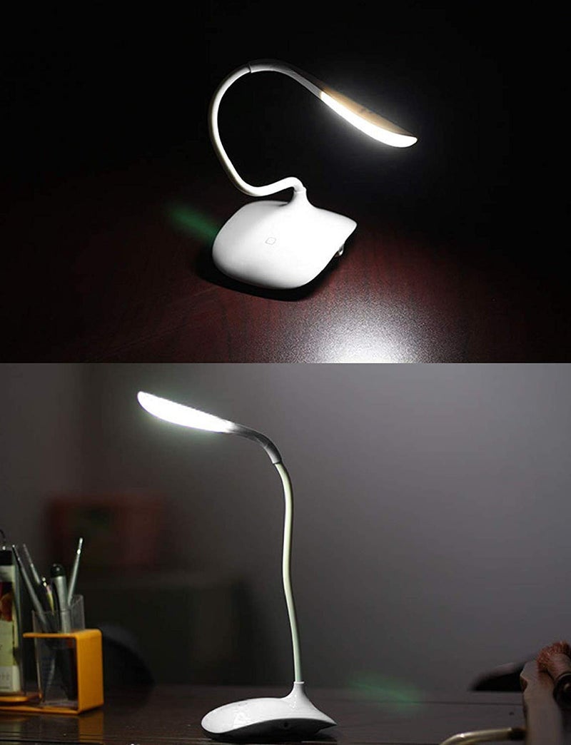 SEASPIRIT NonToxic Silicon LED Desk Lamp White - Image 4