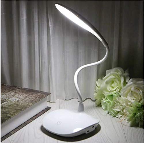 SEASPIRIT NonToxic Silicon LED Desk Lamp White - Image 1