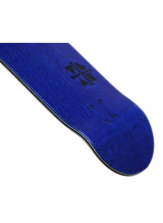 Teak Tuning Prolific Complete Fingerboard With Upgraded Components Pro Board Shape And Size Bearing Wheels Bushings And Trucks 32Mm X 97Mm Handmade Wooden Board Hanukah Colorway Edition - Image 5