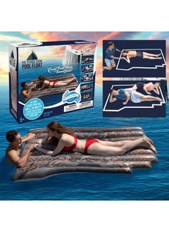 SCS Direct The Original Titanic Pool Float 48"X84" Inflatable Double Sized 2Person Raft Of The Iconic Floating Movie Doorfun Swimming Lounger Could Rose Really Have Saved Jack? Great Gift For Family Friends  - Image 1