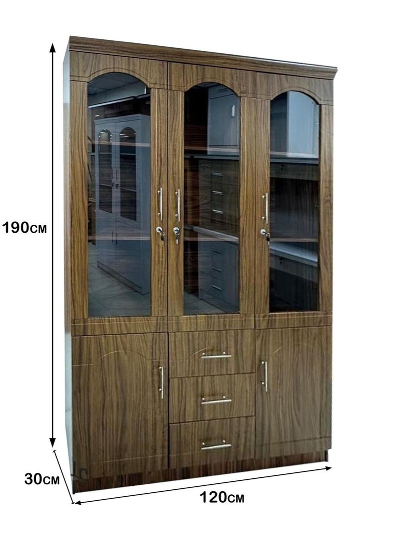Living خزانة ملفات بجودة ممتازة ومقاس 120*30*190 سم  - Image 5