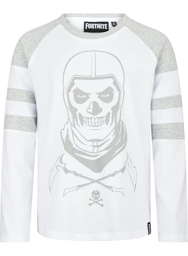 فورتنيت تي شيرت فورتنايت سكال تروبر100% من القطن الخالص  للأولاد من كيدز تي في - Image 1