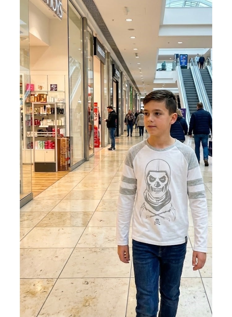 فورتنيت تي شيرت فورتنايت سكال تروبر100% من القطن الخالص  للأولاد من كيدز تي في - Image 2