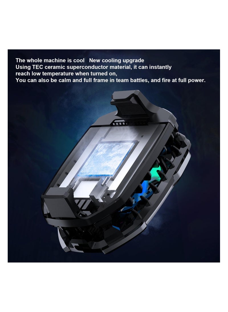 SYOSI Phone Cooler, Cooling Fan Phone, 67g Lightweight Magnetic Cell Phone Cooler| Multifunctional Radiator Fan Cell Phone| Radiator Cooling Fans Kit for Phone Accessories, Mobile Gamers and Anchors  - Image 5