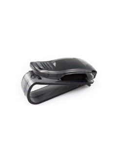 Generic Car Glasses Holder for  Driving License and Card Holder black  - Image 1