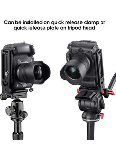 MVAQKLM  DSLR Camera L-type Quick Release Plate Vertical Horizontal Switching Tripod Quick Release Board Compatible with Canon/Nikon/Sony/DJI/Osmo/Ronin/Zhiyun Stabilizer Tripod Monopod  - Image 5