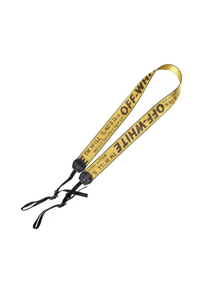 SLR Camera Strap Digital Camera Micro Single Camera Shoulder Strap Off-white Universal Shoulder Strap A Generation Of Hair-Color:Yellow  - Image 1