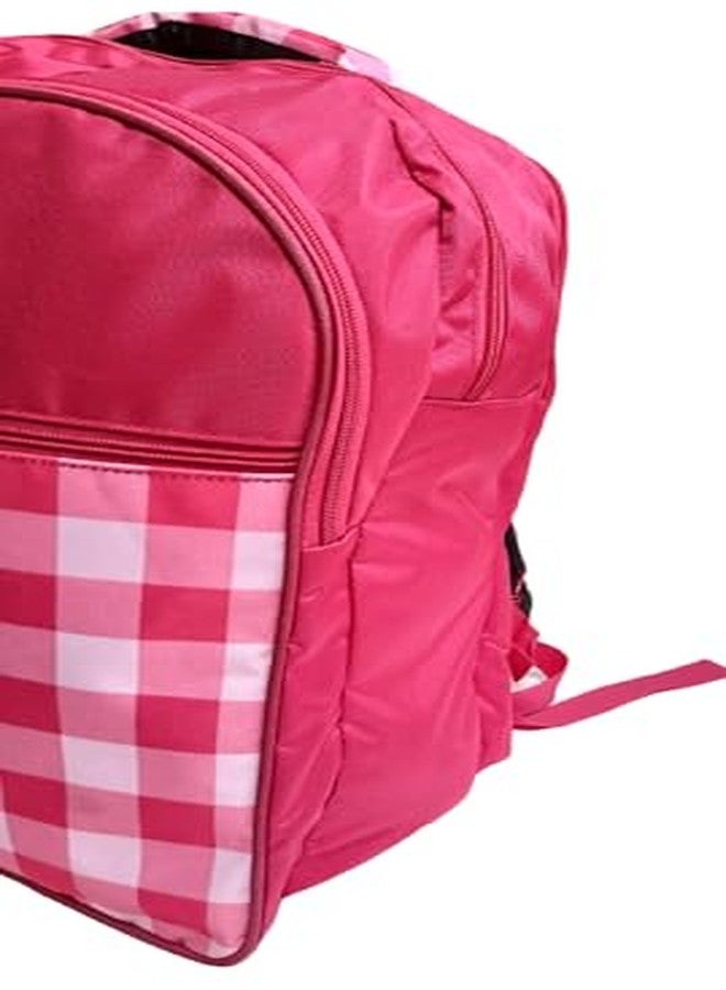 SPANCO Backpack for Office, Colleg, School & Travel Use for Men & Women | Size in Inches : 17.5 X 13 X 9 | Color : Pink - Image 4