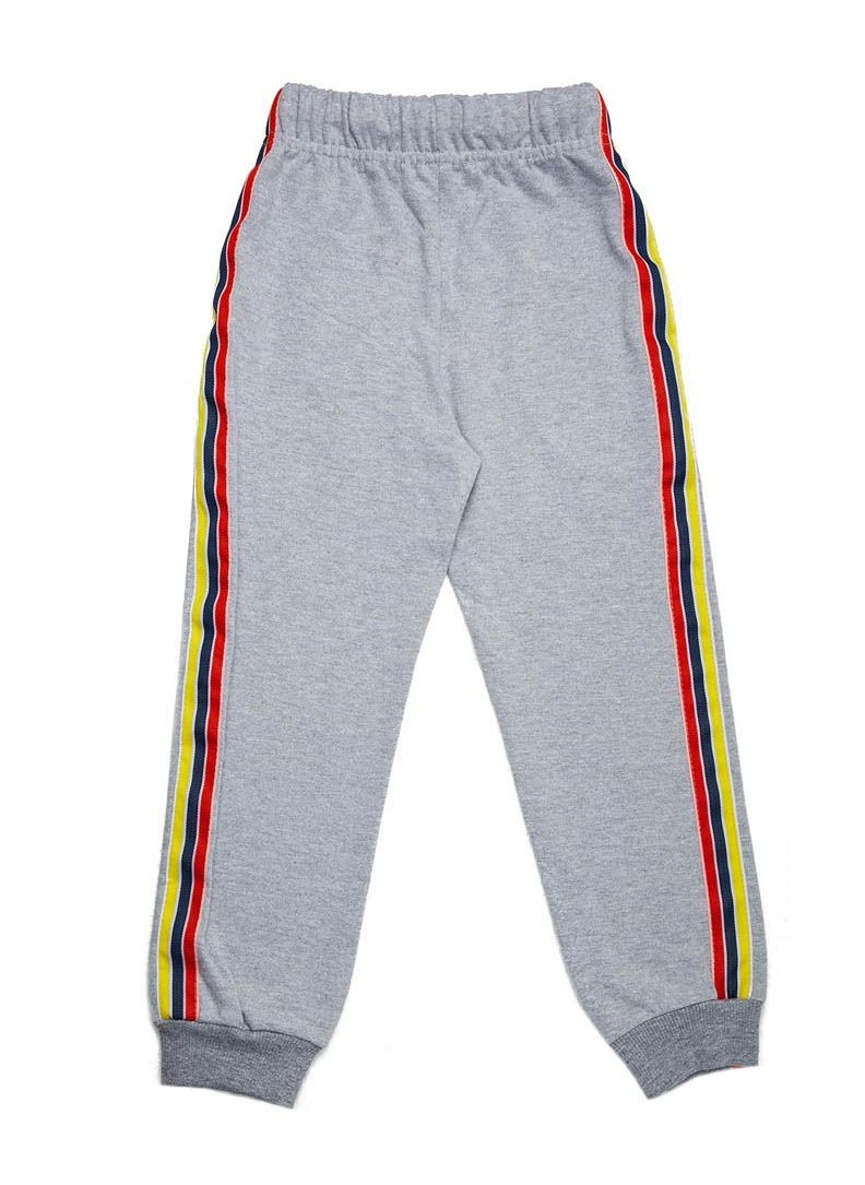 YouGotPlanB YouGotPlanB Cotton Guitar- Grey Track Pants for Boys, Grey, 4 Years-6 Years  - Image 2