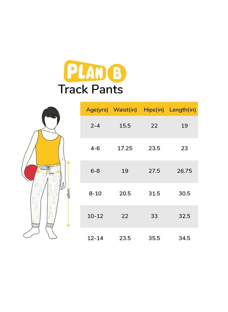 YouGotPlanB YouGotPlanB Cotton Guitar- Grey Track Pants for Boys, Grey, 4 Years-6 Years  - Image 5