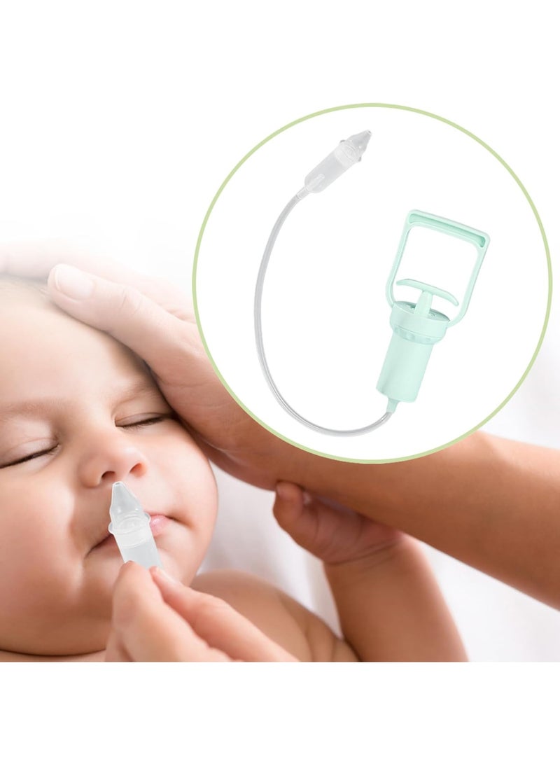 شفاط أنف يدوي للرضع بنظام السحب بالضغط السلبي، منظف مخاط الأنف لتخفيف انسداد الأنف عند المواليد، أداة غسيل وتنظيف للأنف - Image 1