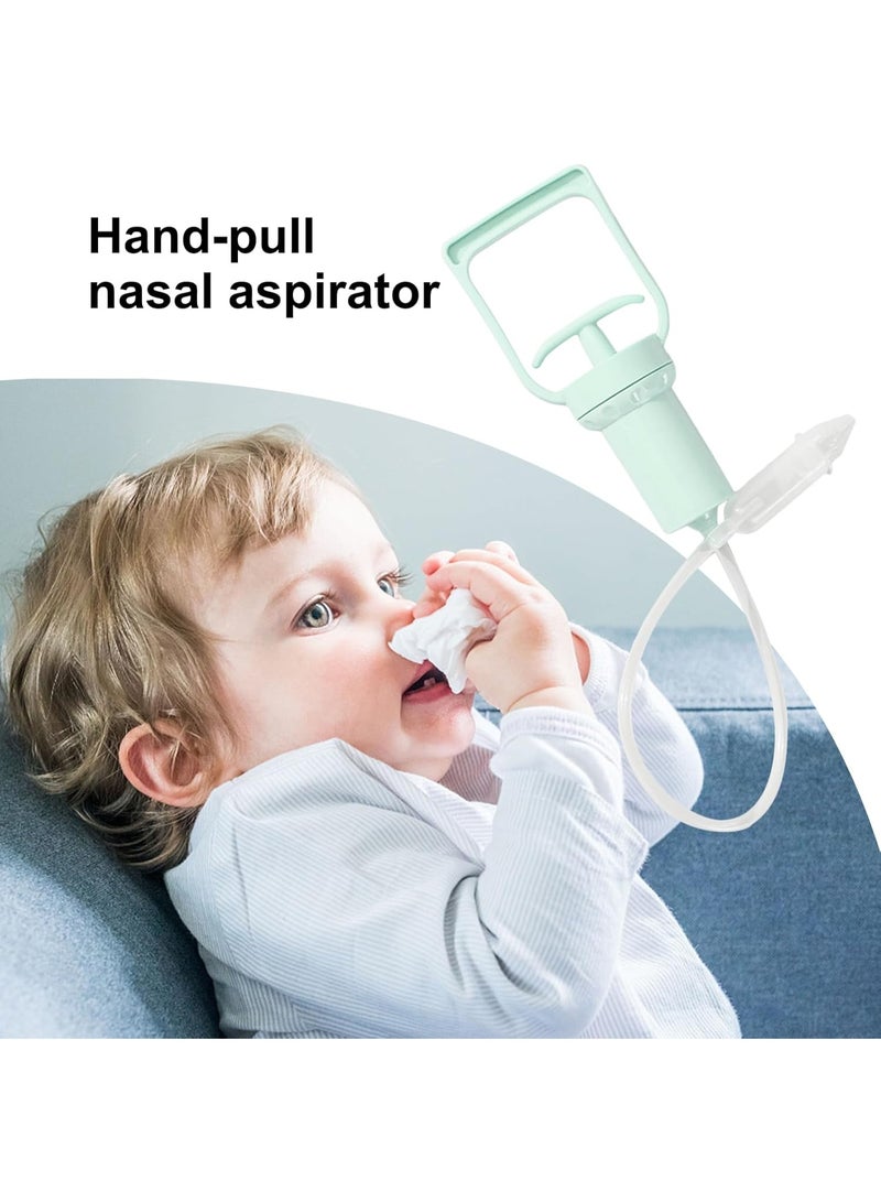 شفاط أنف يدوي للرضع بنظام السحب بالضغط السلبي، منظف مخاط الأنف لتخفيف انسداد الأنف عند المواليد، أداة غسيل وتنظيف للأنف - Image 3