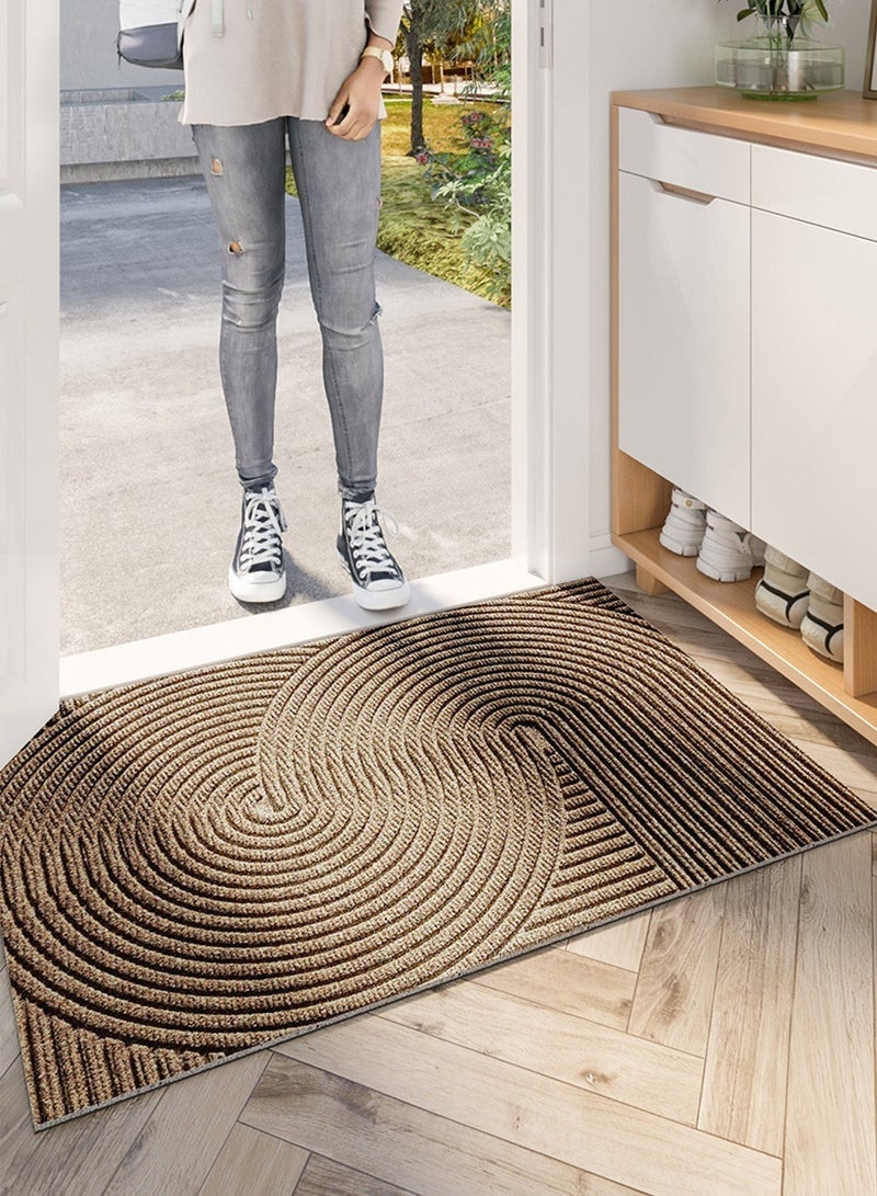 كيلا سجادة باب مقاومة للاتساخ وممتصة للصدمات، سجادة باب داخلية، سجادة باب أمامية وخلفية، خلفية مطاطية، سجادة باب غير قابلة للانزلاق، 45*75 سم - Image 2