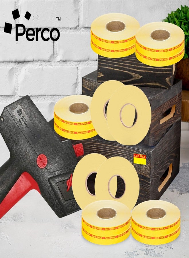 Perco Pricing Labels for Monarch 1110 Red Reverse Print on Yellow Sale Price - 17,000 Labels w/ 16 Rolls Value Pack, 1 Sleeve - Made in USA - Image 5