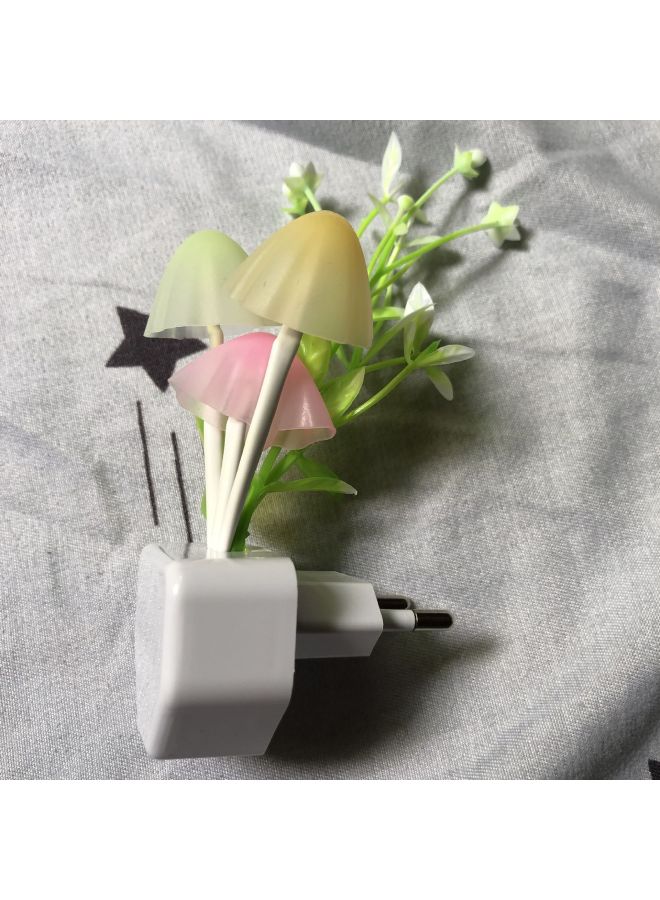Mushroom Lamp Lotus Leaf Lamp Water Grass Night Light Triangle Lotus Leaf Lamp Creative Gifts Wholesale-Light Source Power:0.6-Light Color:Tricolor Mushroom Water Grass European Rules  - Image 1