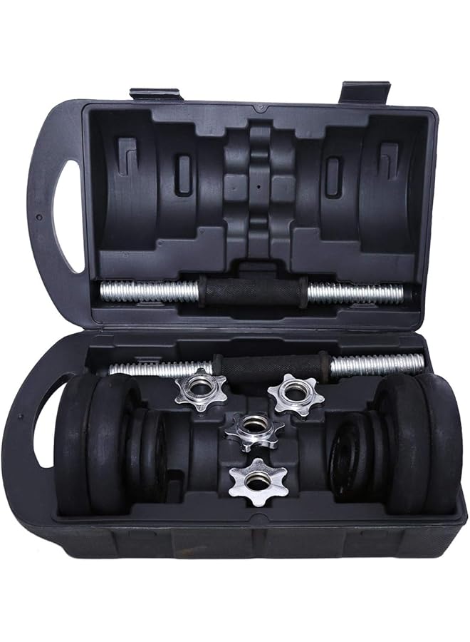 YORK Fitness Cast Iron Dumbbell Set 15 kg - Image 1