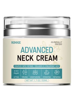 Neck Cream for Tightening Firming: Instant Face Lift Cream - Wrinkle Cream for Women- Anti Wrinkle Cream with Retinol Collagen & Hyaluronic Acid - Lifting, Firming & Hydrating - 1.7 FL OZ