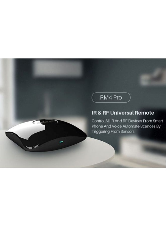 برودلينك جهاز تحكم عن بعد عالمي RM4 برو يعمل بالأشعة تحت الحمراء والترددات اللاسلكية أسود - Image 5