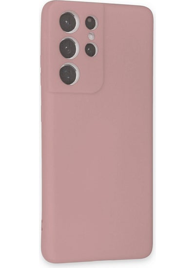 HappyCase Samsung Galaxy S21 Ultra Case Nano Velvet Silicone Inside - Powder  - Image 3