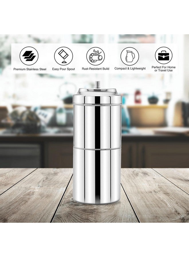 Expresso Stainless Steel South Indian Filter Coffee/Kaapi Drip Maker 700 ml - Image 4