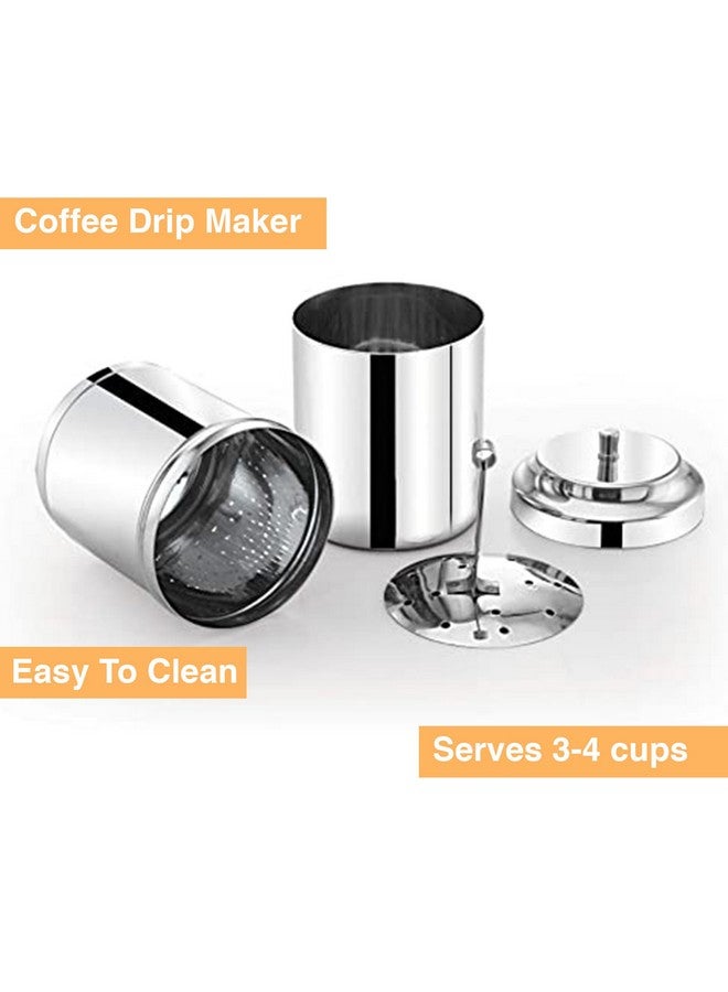 Expresso Stainless Steel South Indian Filter Coffee/Kaapi Drip Maker 700 ml - Image 5