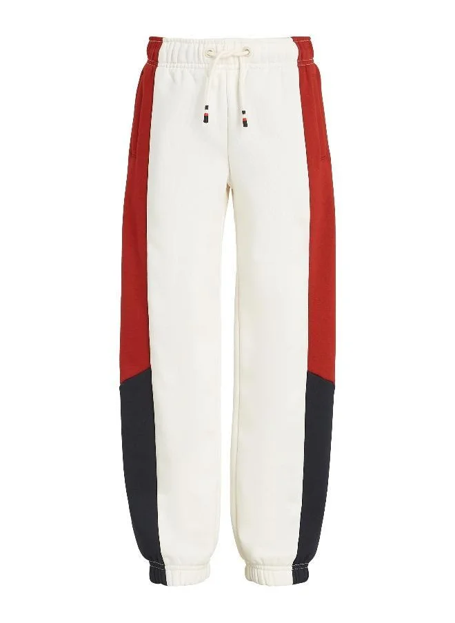 تومي هيلفيغر COLORBLOCK FLEECE SWEATPANTS