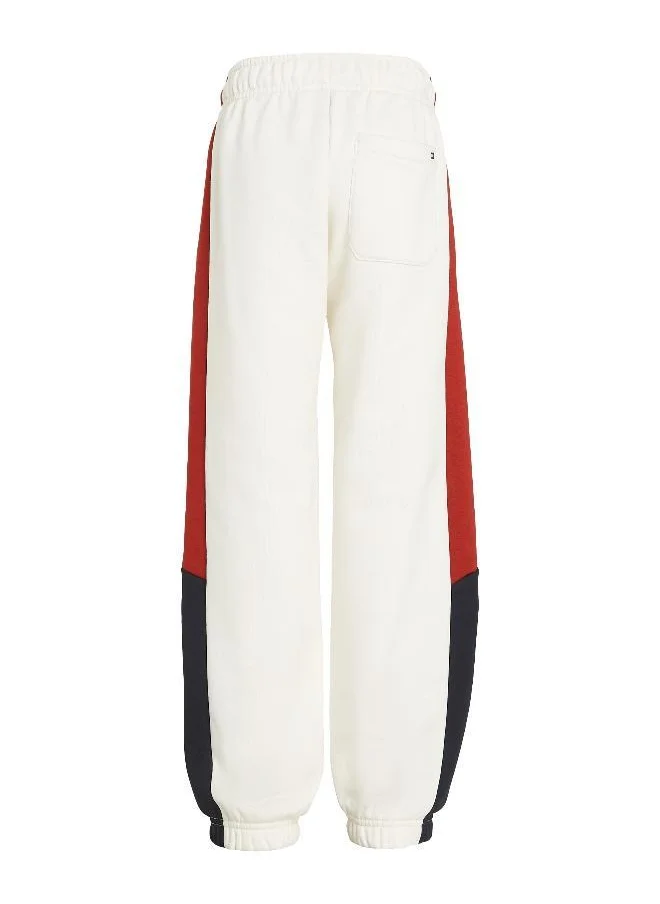 تومي هيلفيغر COLORBLOCK FLEECE SWEATPANTS