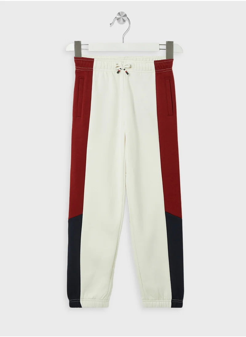 TOMMY HILFIGER COLORBLOCK FLEECE SWEATPANTS