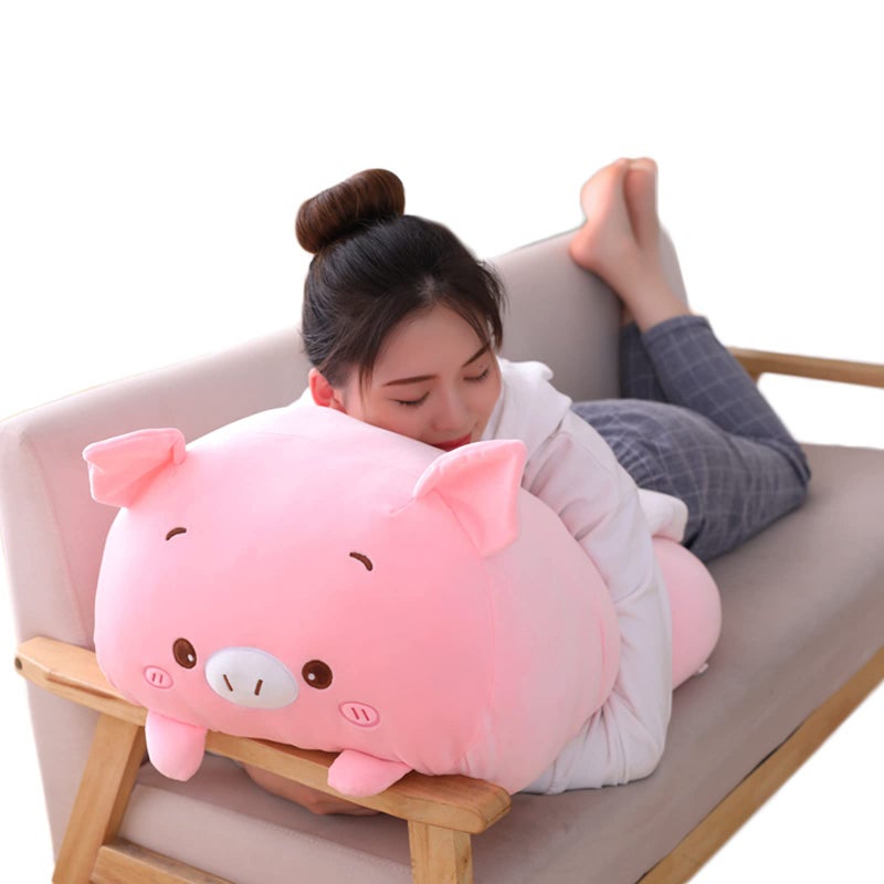 hitoshe Pig Plush Stuffed Animal, Cute Pink Pig Plushie Toy Gifts for Kids Birthday, Valentine, Christmas, 8inch - Image 5