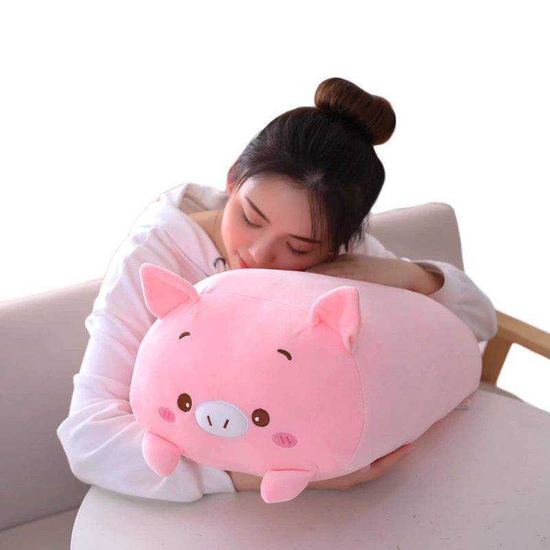 hitoshe Pig Plush Stuffed Animal, Cute Pink Pig Plushie Toy Gifts for Kids Birthday, Valentine, Christmas, 8inch - Image 4