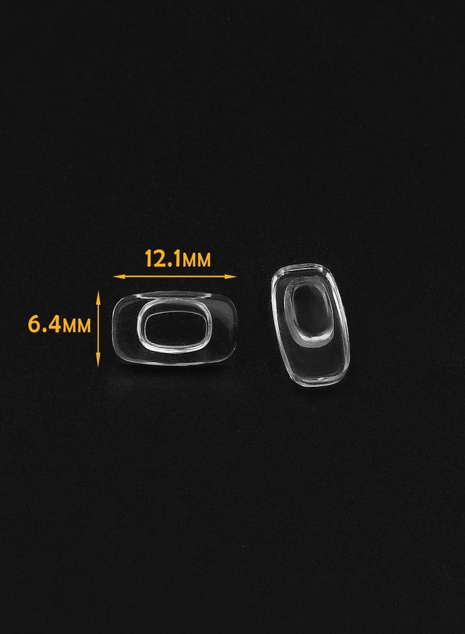 LenzProse 6 Pairs Nose Pad Replacement for Oakley Cathode OX3233 Eyeglasses Frame, Silicone Soft Clear Nose Cushion - Image 3