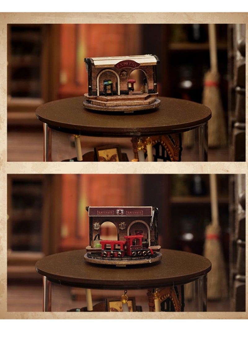Diy cabin dream bottle 3d three-dimensional assembly model handmade toys creative birthday gift toys  - Image 4