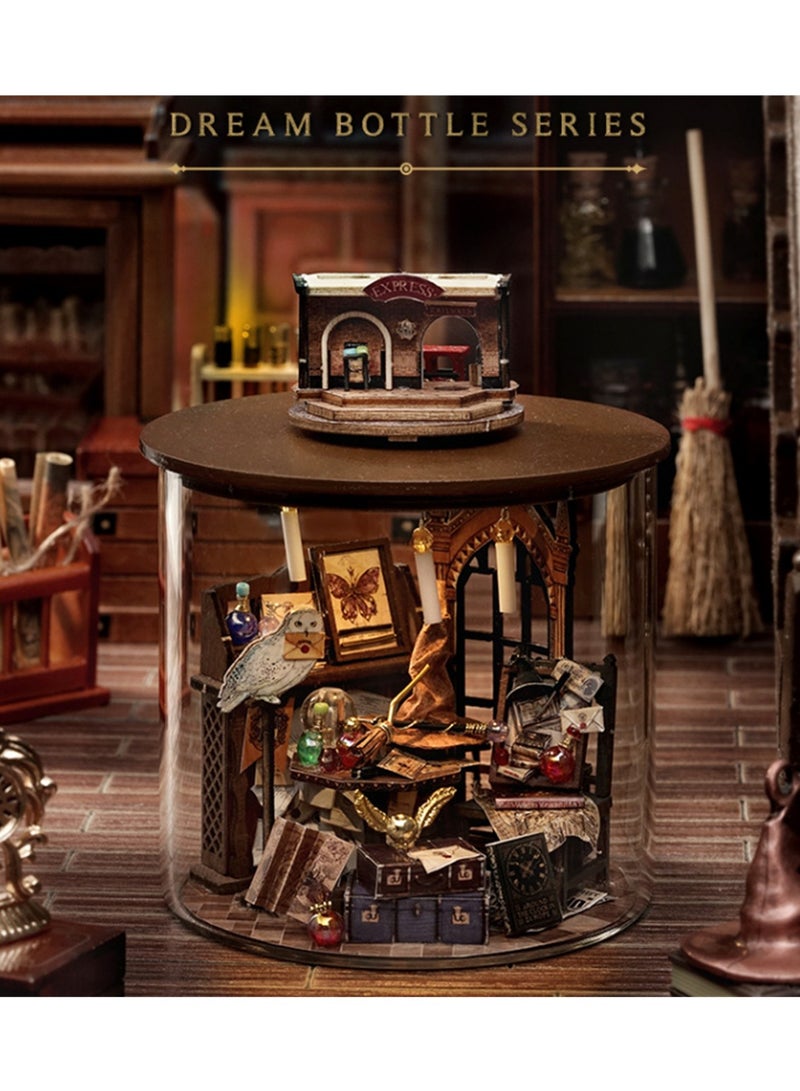 Diy cabin dream bottle 3d three-dimensional assembly model handmade toys creative birthday gift toys  - Image 3