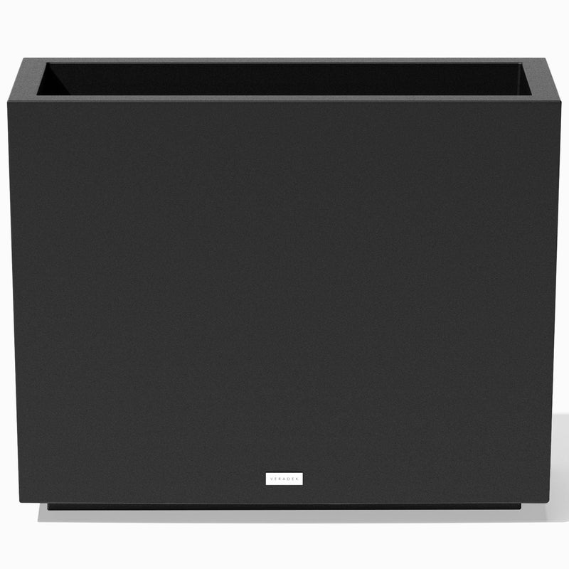 Veradek Block Series Span Plastic Planter - Tall Rectangular Planter for Indoor or Outdoor Patio/Porch | Durable All-Weather with Removable Insert Bucket | Modern Design for Plants, Flowers, Garden - Image 1