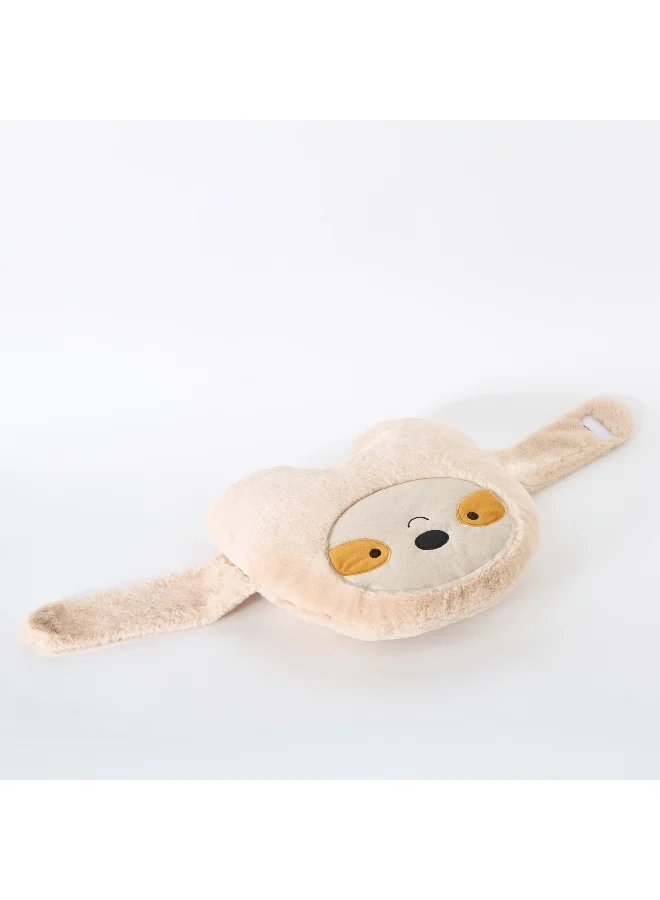 Home Box Playland Sloth Rabbit Fur Shaped Cushion - 40X40 Cm