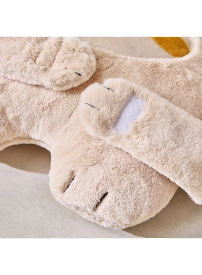 Home Box Playland Sloth Rabbit Fur Shaped Cushion - 40X40 Cm