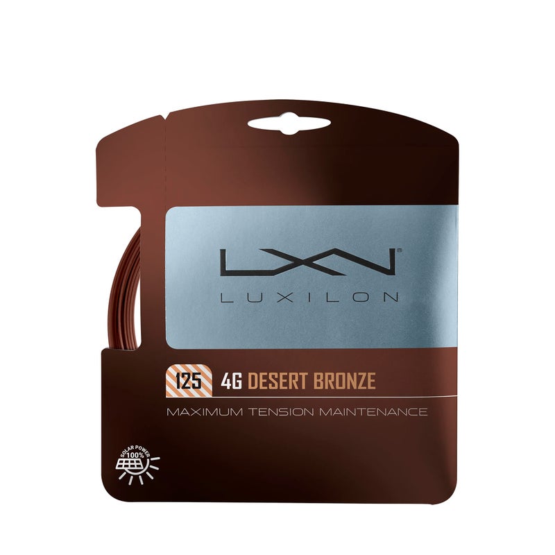 Luxilon 4G 125 Tennis String - Set, Desert Bronze - Image 5